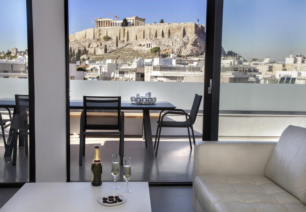 Luxury Penthouse Touching The Acropolis By Ghh Apartman Athén Kültér fotó