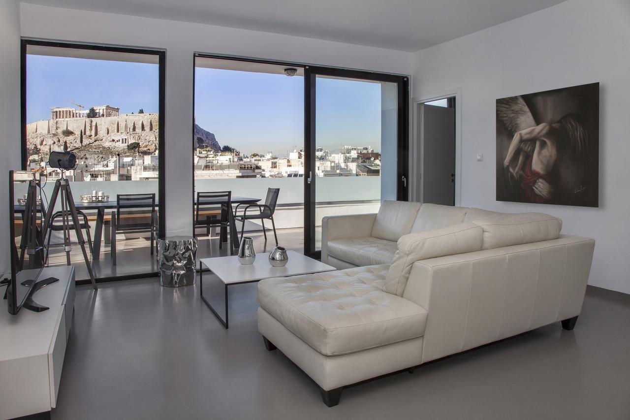 Luxury Penthouse Touching The Acropolis By Ghh Apartman Athén Kültér fotó