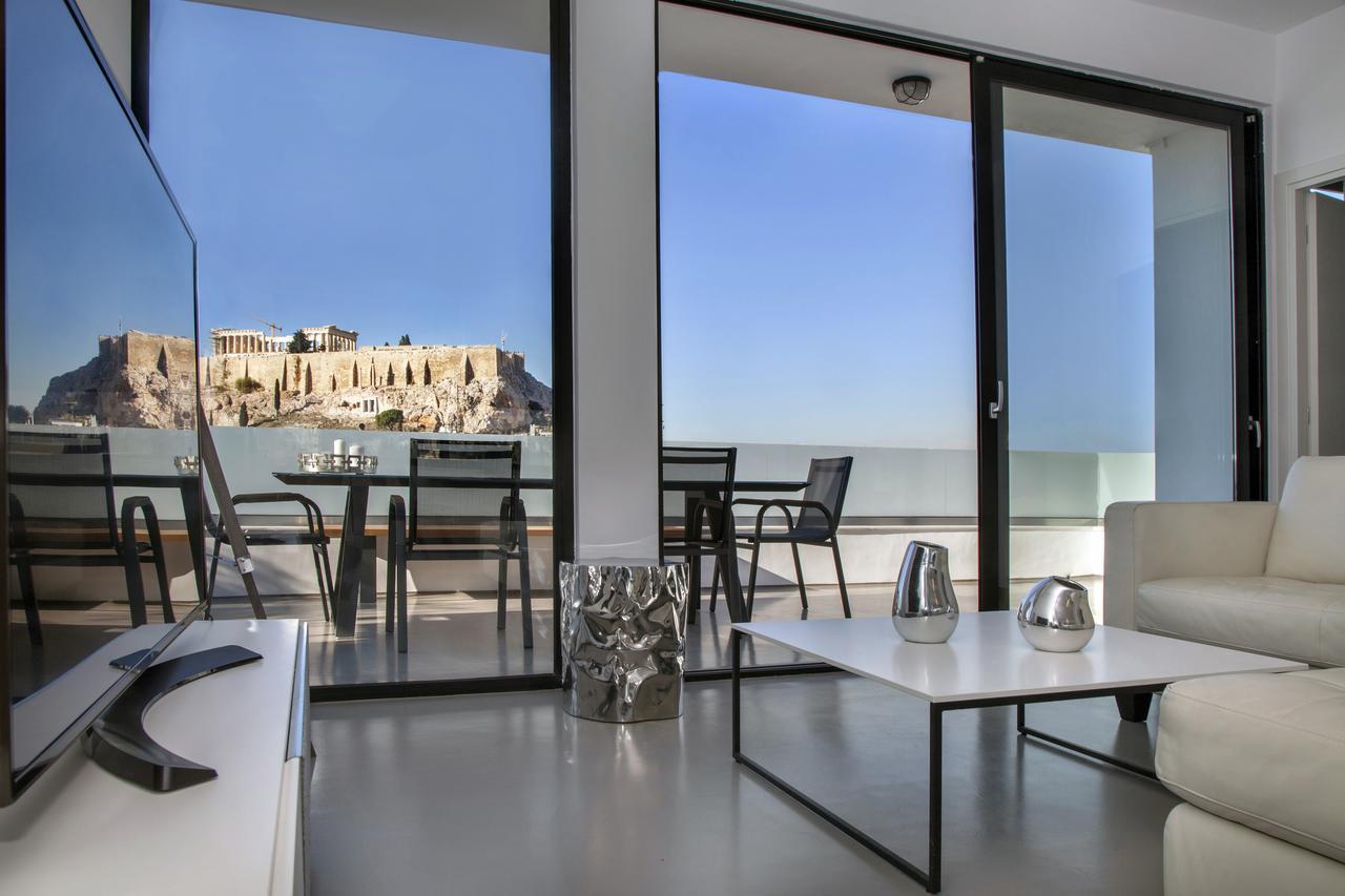 Luxury Penthouse Touching The Acropolis By Ghh Apartman Athén Kültér fotó