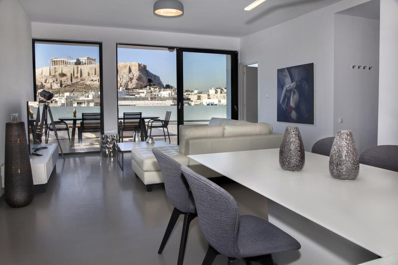 Luxury Penthouse Touching The Acropolis By Ghh Apartman Athén Kültér fotó