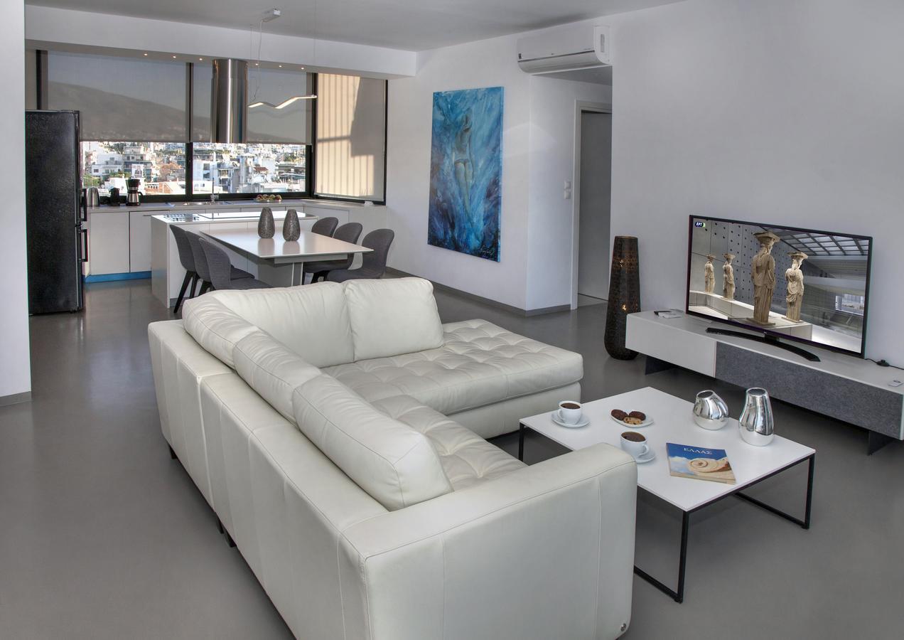 Luxury Penthouse Touching The Acropolis By Ghh Apartman Athén Kültér fotó