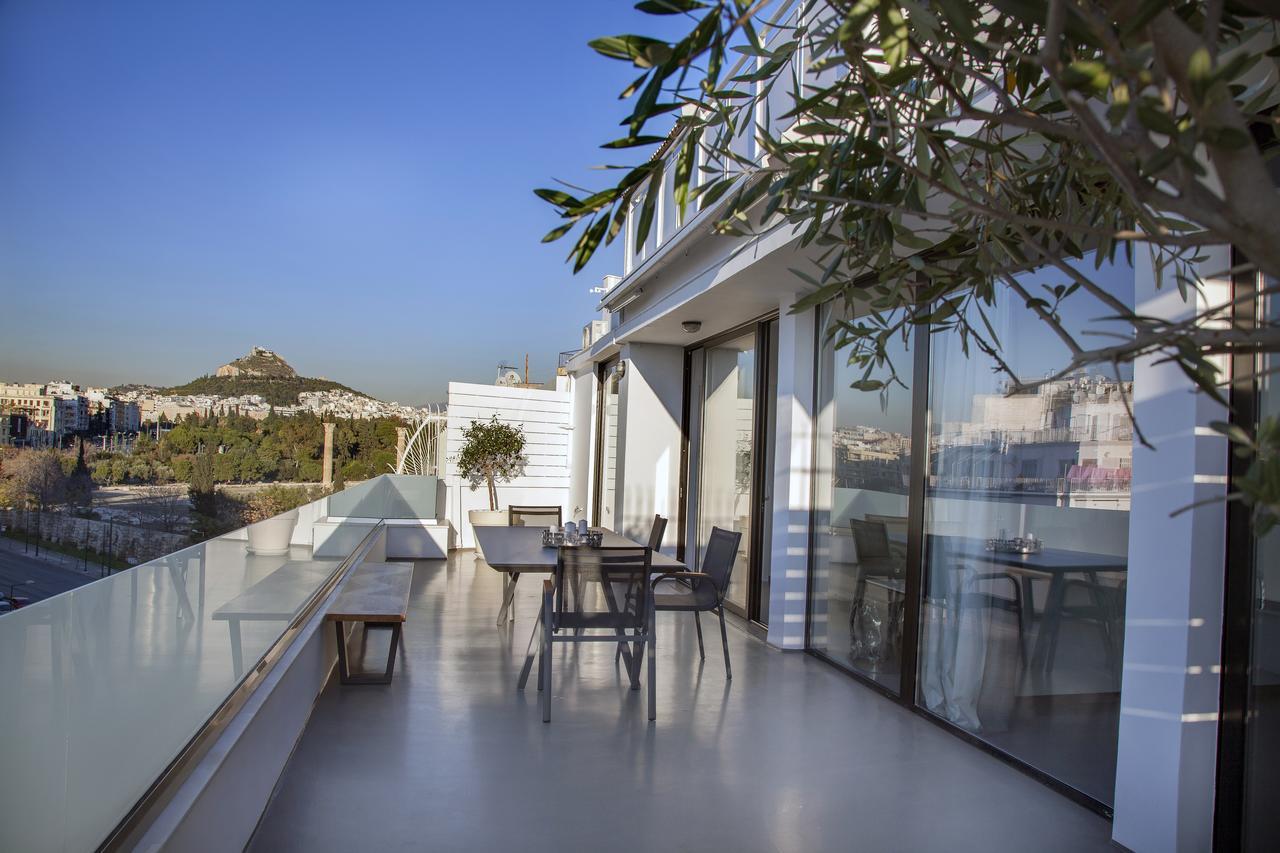 Luxury Penthouse Touching The Acropolis By Ghh Apartman Athén Kültér fotó